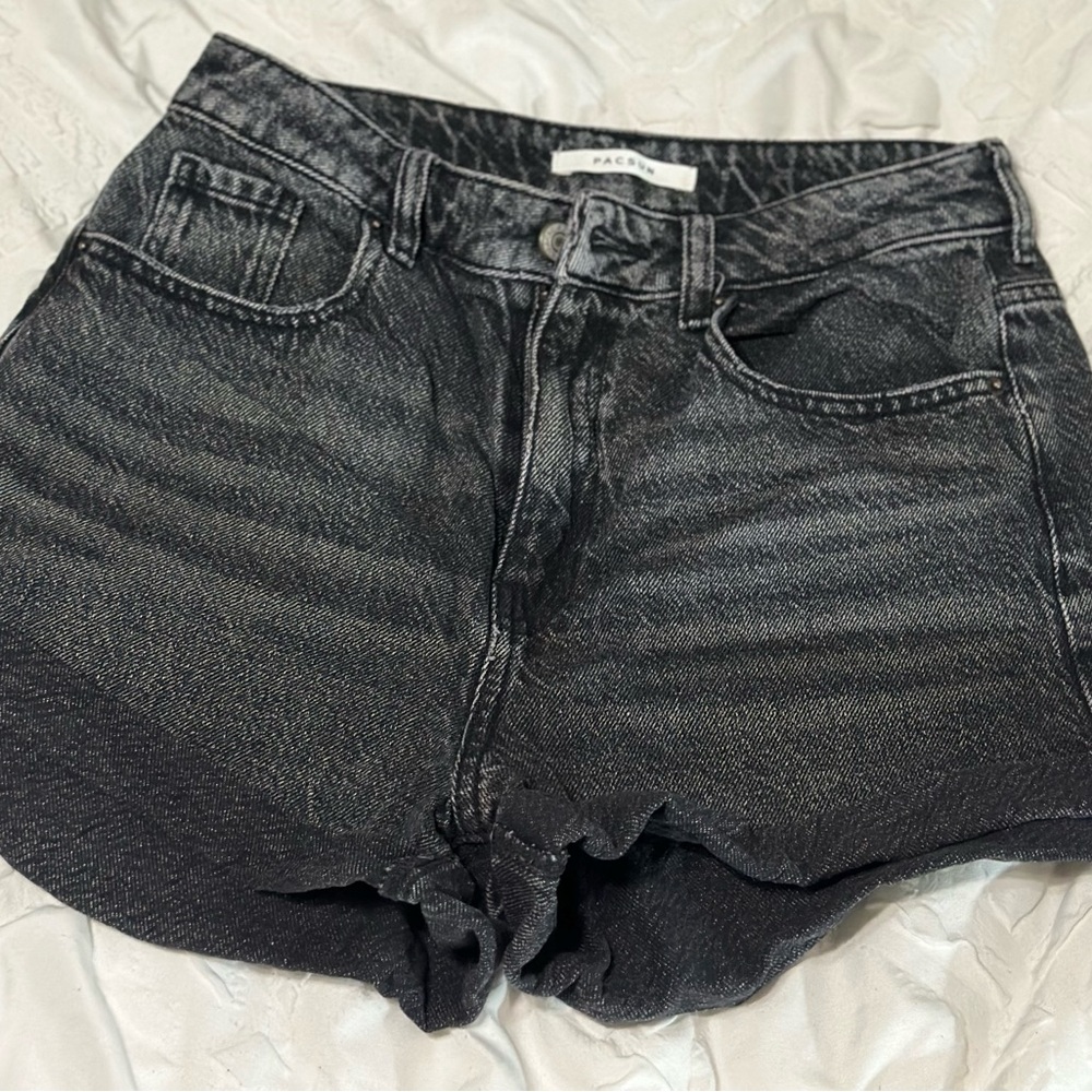 Pacsun Women's Black Denim Shorts